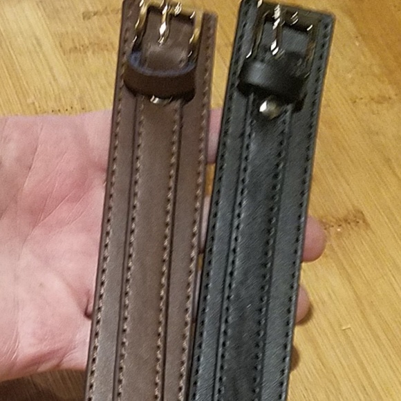 DOUBLE LAYER LEATHER BELT CUFF - Picture 6 of 7